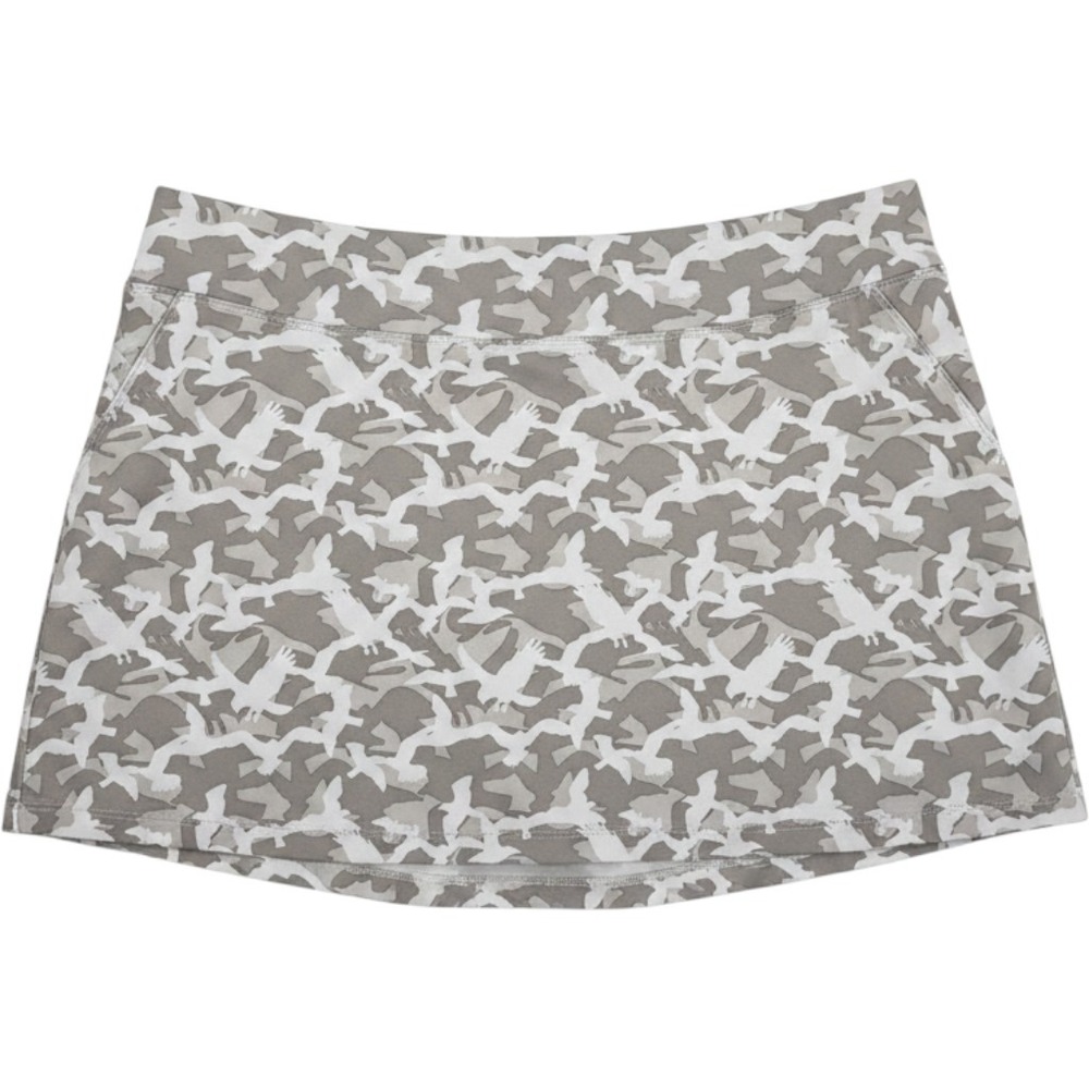 C9 by Champion Duo Dry Skort Womens Medium Silver Camp Bird Camo Athletic Skirt